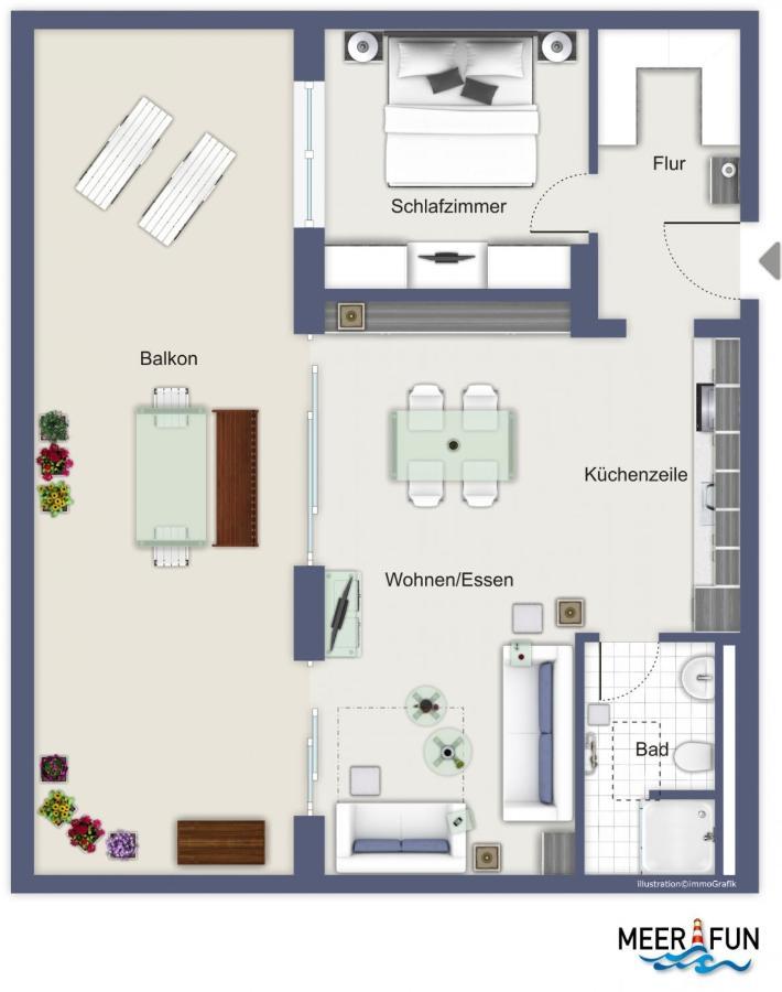 Linden-Palais Wohnung 34 Heiligendamm Eksteriør bilde